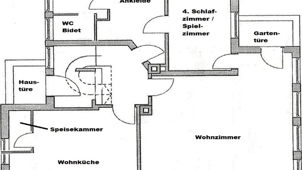 Grundriss vom Erdgeschoss Grundriss vom Erdgeschoss